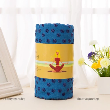 Khăn Trải Thảm Yoga Hạt Cao Su Non Siêu Bền - Giá 159.000, Tặng Túi Đựng