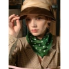Khăn Turban Lụa 50x50cm Thắt Nơ, Họa Tiết Chấm Bi - Phù hợp công sở, đồng phục - 405.000₫ 6