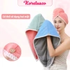 Khăn ủ tóc Mũ quấn tóc lông cừu 2 lớp dày dặn, siêu thấm, khô nhanh 25x65cm 28.420 VND