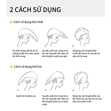 Khăn ủ tóc Mũ quấn tóc lông cừu 2 lớp dày dặn, siêu thấm, khô nhanh 25x65cm 28.420 VND 7 Khăn ủ tóc Mũ quấn tóc lông cừu 2 lớp dày dặn, siêu thấm, khô nhanh 25x65cm 28.420 VND 7