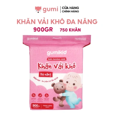 Khăn Vải Khô Đa Năng GUMI 300/600/900g Dành Cho Mẹ và Bé - Giá Ưu Đãi 54.000 VNĐ 7