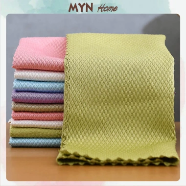 Khăn vảy cá đa năng 3 trong 1 - Lau gương kính, màn hình, bát đũa không rụng lông - 15.000₫