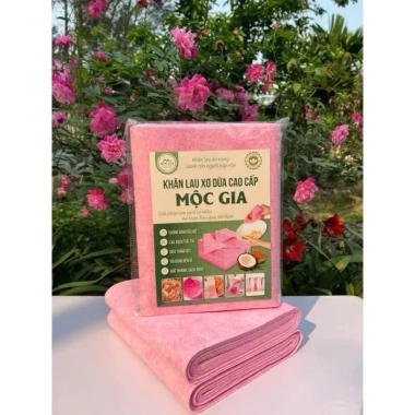 Khăn Xơ Mướp & Dừa Combo 28x22cm Dày 2mm - Thấm Hút, Tái Sử Dụng, Giá 14.000đ 9