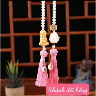 Khánh liên hoa phong thủy ô tô - Treo xe hơi mang bình an, may mắn, giảm giá 69k từ 89,7k