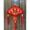 Khánh quạt liễng treo dây nhung đỏ Phụ kiện decor tết 2.026 giảm giá chỉ 200k 3