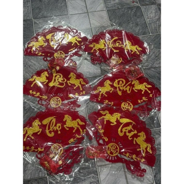 Khánh quạt nhung chữ Phúc Lộc Thọ 2.026 Ngựa Bính Ngọ - Dải treo tết 2 lớp 3 Khánh quạt nhung chữ Phúc Lộc Thọ 2.026 Ngựa Bính Ngọ - Dải treo tết 2 lớp 3