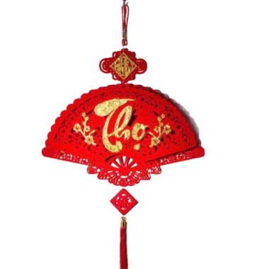 Khánh Quạt Treo Tết Phúc Lộc Thọ C.V.T 45cm Dây Treo Nhung Đỏ – Trang Trí Tết 2.026 Giá 25.000 3 Khánh Quạt Treo Tết Phúc Lộc Thọ C.V.T 45cm Dây Treo Nhung Đỏ – Trang Trí Tết 2.026 Giá 25.000 3