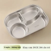 Khay cơm inox 304 4-5 ngăn có nắp cho bé, màu xanh‑vàng họa tiết dễ thương CJ-004 90.999đ 10