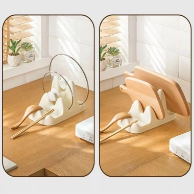 Khay Để Nắp Nồi 3 Ngăn Nhựa ABS Chống Trượt Giá 23.000đ Giảm Giá Đặc Biệt 7