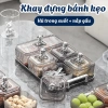 Khay Đựng Bánh Kẹo, Hoa Quả Chia Ngăn – Hũ Mứt Tết 2.026 Bearbrick Gấu, 175.000 VND