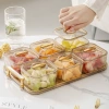 Khay Đựng Bánh Kẹo Mứt Tết 2.026 - Bộ 6 Hộp Nắp Đậy Màu Hồ Phách Sang Trọng, Giá 175k 4
