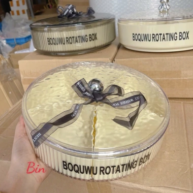 Khay Đựng Bánh Kẹo & Mứt Tết Xoay 360 Độ - Thiết kế tiện lợi, giảm còn 192k