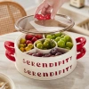 Khay Đựng Bánh Kẹo SERENDIPITY Tầng Chia Ngăn, Có Nắp, Quai Cầm Tiện Lợi - Giá Ưu Đãi 55k 9