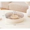Khay đựng bánh kẹo Tết 2 tầng phong cách châu Âu, khay mứt tròn hình gấu mạ bạc - Giá chỉ 39.999đ 2