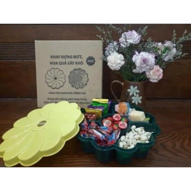 Khay đựng bánh kẹo Tết 2 tầng phong cách châu Âu, khay mứt tròn hình gấu mạ bạc - Giá chỉ 39.999đ 7 Khay đựng bánh kẹo Tết 2 tầng phong cách châu Âu, khay mứt tròn hình gấu mạ bạc - Giá chỉ 39.999đ 7