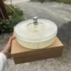 Khay đựng bánh kẹo Tết 2 tầng phong cách châu Âu, khay mứt tròn hình gấu mạ bạc - Giá chỉ 39.999đ 10