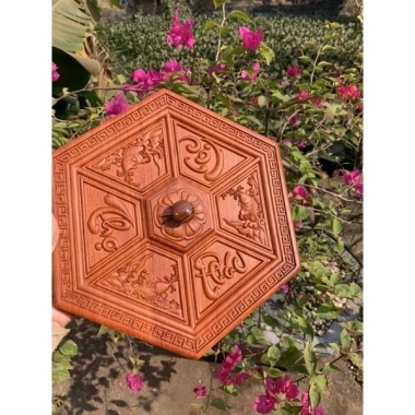 Khay đựng bánh kẹo Tết Trạm khắc chữ Phúc Lộc Thọ - Giá ưu đãi 258.000 VND