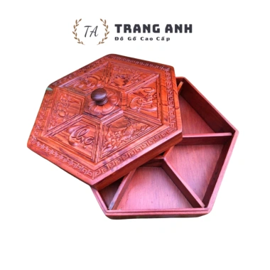 Khay đựng bánh kẹo Tết Trạm khắc chữ Phúc Lộc Thọ - Giá ưu đãi 258.000 VND 5 Khay đựng bánh kẹo Tết Trạm khắc chữ Phúc Lộc Thọ - Giá ưu đãi 258.000 VND 5