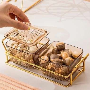 Khay Đựng Bánh Kẹo và Đồ Ăn Nhẹ Phong Cách Bắc Âu - Giá 135.000 VNĐ, Tiết Kiệm 35%