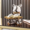 Khay đựng cà phê Bạo Lực Gấu - Chìa khóa phòng khách lối vào, trang trí bàn, quà tặng 92 599 VND 6