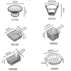 Khay đựng đồ chiên GIỎ DECOR - Khay tây, nem chua rán, giảm còn 35.000đ 4