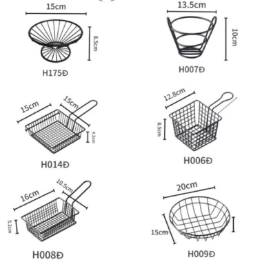 Khay đựng đồ chiên GIỎ DECOR - Khay tây, nem chua rán, giảm còn 35.000đ