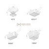 Khay đựng đồ chiên GIỎ DECOR - Khay tây, nem chua rán, giảm còn 35.000đ 5