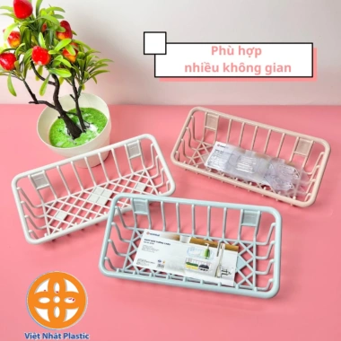 Khay đựng đồ dán tường Caro 5.700 - Tiện lợi cho nhà tắm, bồn rửa bát, bếp - Giá chỉ 11.997 ₫
