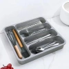 Khay đựng dụng cụ mở rộng 6 ngăn nhựa - Tiết kiệm không gian, giữ dao kéo, thìa nĩa - 213.180₫ 3