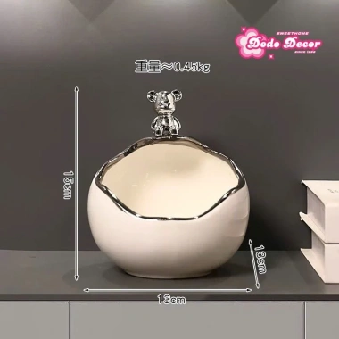 Khay Đựng Gấu Bearbrick Decor Phòng Khách - Đựng Mỹ Phẩm, Chìa Khóa, Giá Ưu Đãi 206k 8 Khay Đựng Gấu Bearbrick Decor Phòng Khách - Đựng Mỹ Phẩm, Chìa Khóa, Giá Ưu Đãi 206k 8
