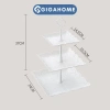 Khay đựng hoa quả, mứt Tết, bánh kẹo 3 tầng GIGAHOME 9.093 - Giá ưu đãi 60.480₫ 3