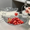 Khay đựng hoa quả trong suốt bông hoa – đĩa nhựa bày bánh kẹo Tết, mẫu mới chống vỡ 35.000đ 8