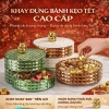 Khay Đựng Kẹo Tết 2.026 xoay 360 độ ngăn – Hộp trái cây, bánh kẹo, giảm còn 99.000₫