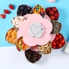 Khay đựng mứt bánh kẹo Tết 2 tầng 10 cánh xoay 360 độ - Trưng bày đẹp, chỉ 95.000 VND 5