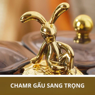 Khay đựng mứt bánh kẹo Tết, bàn xoay 360° hình trái tim vân đá, tiện lợi 2