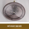 Khay đựng mứt bánh kẹo Tết, bàn xoay 360° hình trái tim vân đá, tiện lợi 4