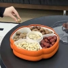 Khay đựng mứt bánh kẹo Tết hình quả hồng 4 ngăn, nắp trong suốt - Giảm còn 220.000đ 3