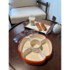 Khay đựng mứt bánh kẹo Tết hình quả hồng 4 ngăn, nắp trong suốt - Giảm còn 220.000đ 5