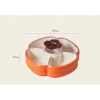 Khay đựng mứt bánh kẹo Tết hình quả hồng 4 ngăn, nắp trong suốt - Giảm còn 220.000đ 7