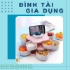 Khay Đựng Mứt Tết 2 Tầng 10 Cánh Xoay kèm Khe Đỡ Điện Thoại - Giá 95.000đ Giảm Đặc Biệt