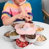 Khay Đựng Mứt Tết 2 Tầng 10 Cánh Xoay kèm Khe Đỡ Điện Thoại - Giá 95.000đ Giảm Đặc Biệt 8