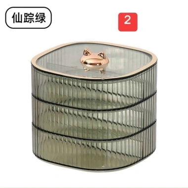 Khay Đựng Mứt Tết Bánh Kẹo Nhựa 3 Tầng Trong Suốt Ngăn Chia Tiện Lợi - 59.999₫ 10 Khay Đựng Mứt Tết Bánh Kẹo Nhựa 3 Tầng Trong Suốt Ngăn Chia Tiện Lợi - 59.999₫ 10