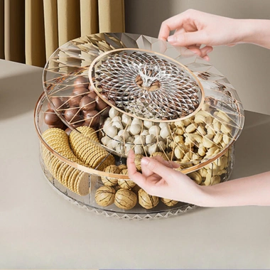 Khay Đựng Mứt Tết BX68 - Hạt Hướng Dương Sang Trọng, Đựng Bánh Kẹo, Giá 125.000