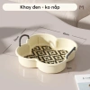Khay Đựng Mứt Tết GONHOUSE Xoay 360 Độ Nhựa Có Nắp Đậy Chống Bụi Chống Ẩm - Giá 79.000 VND 10