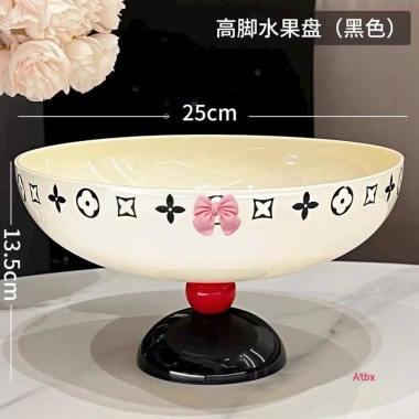 Khay đựng trái cây cao cấp - Trang trí bàn ăn sang trọng kèm nơ nhựa, chỉ 78.000₫ 5