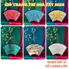 Khay Giỏ Quạt Gỗ Trang Trí - Set Quà Tết Mẫu Mới 2.026, Giá Ưu Đãi 36.550 VND