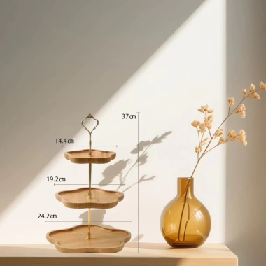 Khay gỗ 2,3 tầng decor - Chụp ảnh đồ ăn chuyên nghiệp, giá chỉ 195.000 VNĐ 9