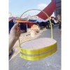 Khay gỗ tròn đựng giỏ quà Tết sang trọng, giá ưu đãi 39.200₫, chỉ 50.568₫ 4