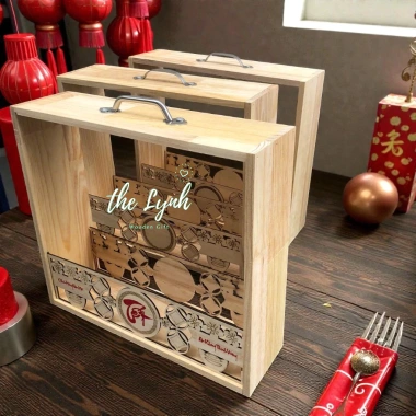 Khay Gỗ Vali Gói Quà Tết - Thiết Kế Hiên Đại, Đựng Quà Sang Trọng, Miễn Phí Khắc Logo - 150.000 VND