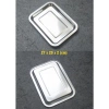 Khay inox cao cấp sâu 2cm - Nhiều kích cỡ, bền chắc, phù hợp nông trại, giá ưu đãi 40.000đ 2